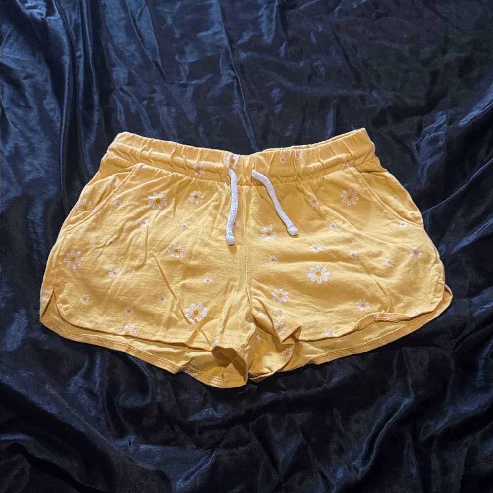 Old Navy Mustard Floral Shorts